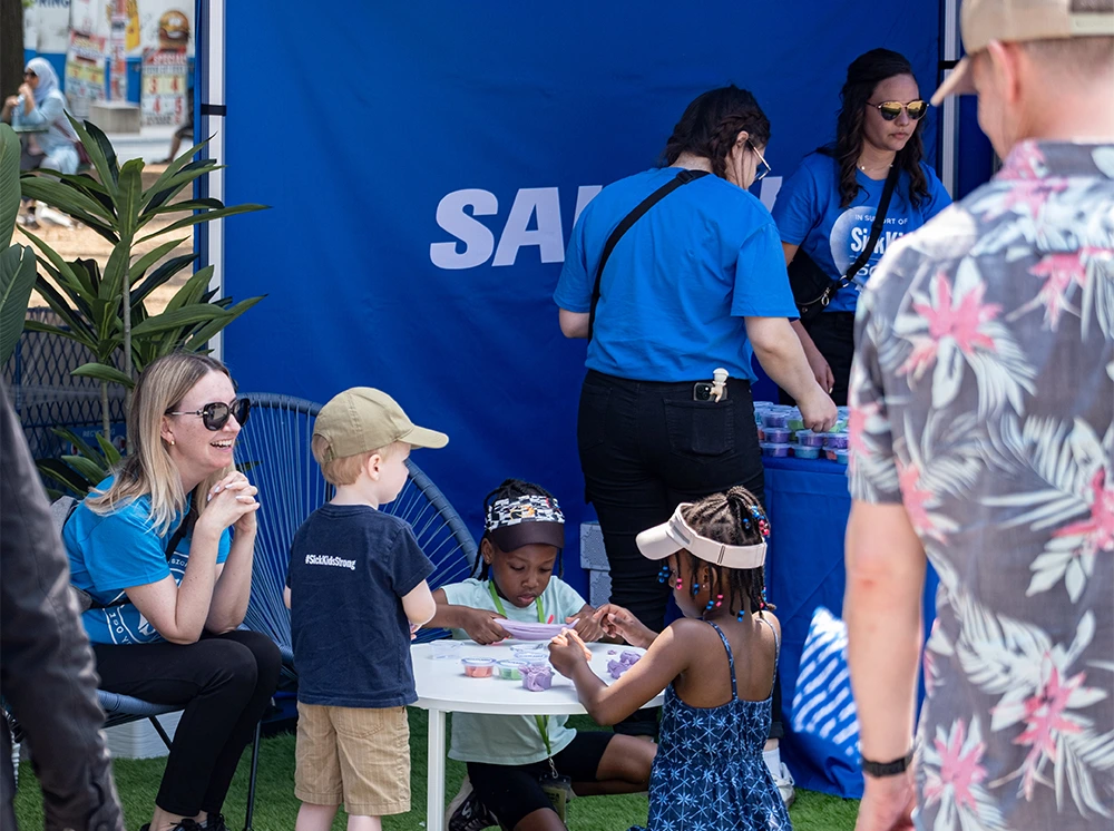 Photos celebrating SickKids’ 150th anniversary milestone and community impact